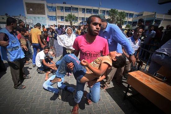 加沙聯合國學校遭以空襲 至少10死30傷 加沙聯合國學校遭以空襲 至少10死30傷