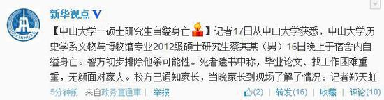 微博截圖 微博截圖