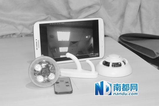 香港民建聯從市面購買到的偷拍儀器。