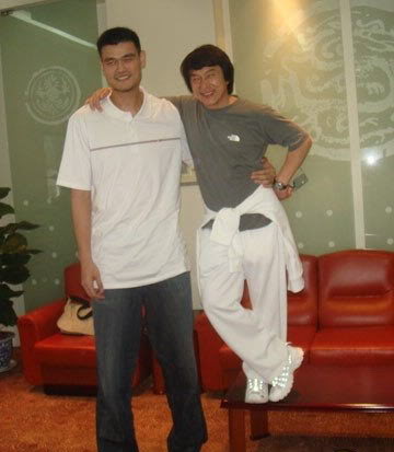 當(dāng)姚明夫婦遇見陸毅夫婦，一不小心，信號又滿格了~