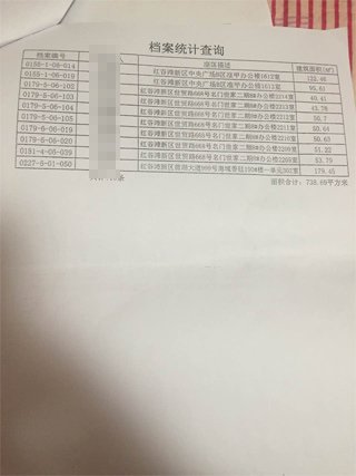 南昌中級人民法院一法官證實，他從南昌市房管局調出徐林保及其家人名下的部分房產信息表。