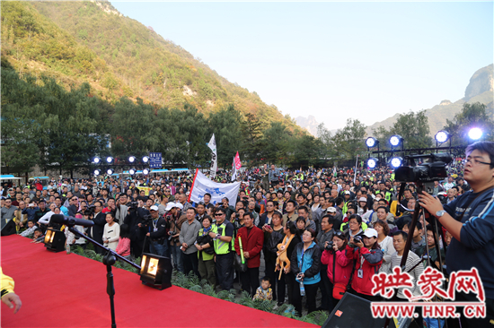 2014首屆蟒河摩托藝術文化節在蟒河景區隆重開幕