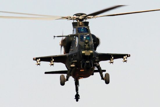 資料圖：解放軍武直-10攻擊直升機。
