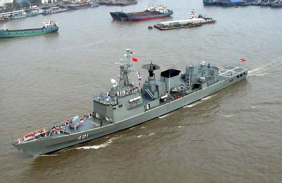 資料圖：中國為泰國建造的納萊頌恩級護衛(wèi)艦。