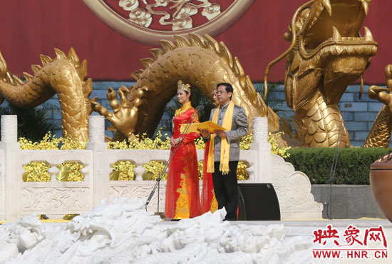 省委副書記、省政協主席葉冬松致歡迎詞。映象網記者 邵恰 攝 省委副書記、省政協主席葉冬松致歡迎詞。映象網記者 邵恰 攝