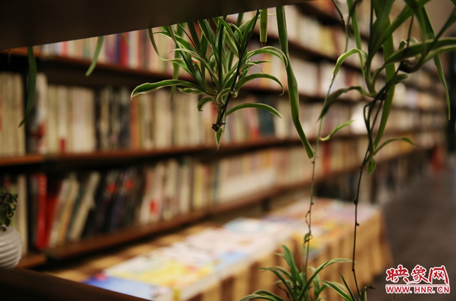 書店內(nèi)的裝飾。 書店內(nèi)的裝飾。