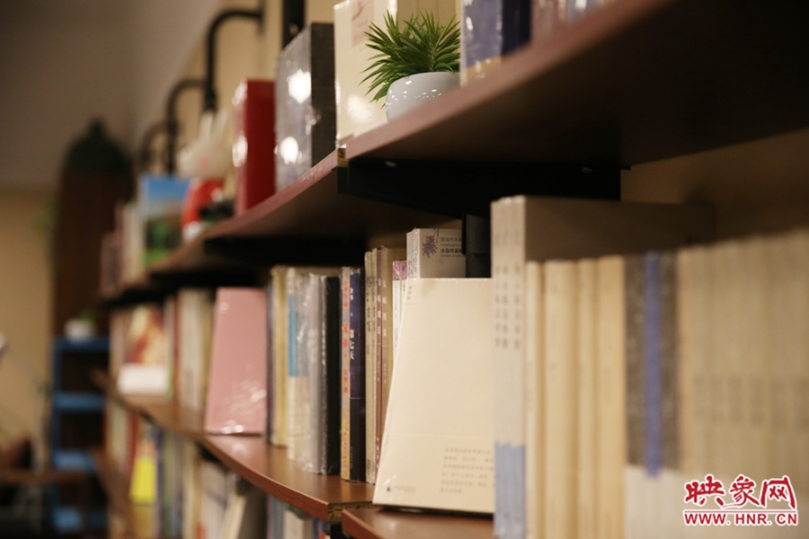 書店內(nèi)的裝飾。 書店內(nèi)的裝飾。