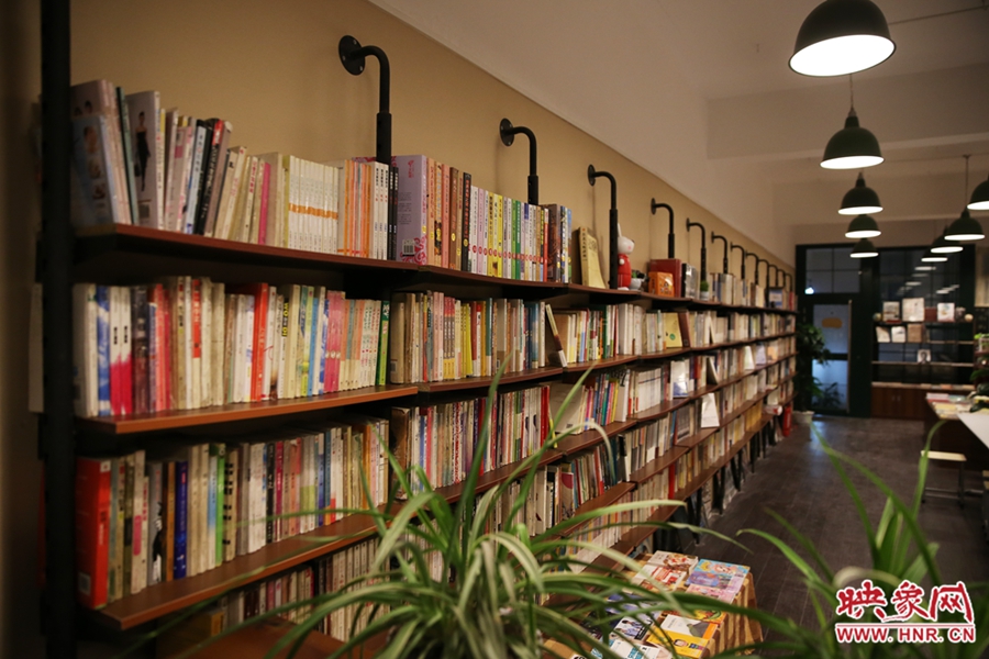 書店內(nèi)的裝飾。 書店內(nèi)的裝飾。