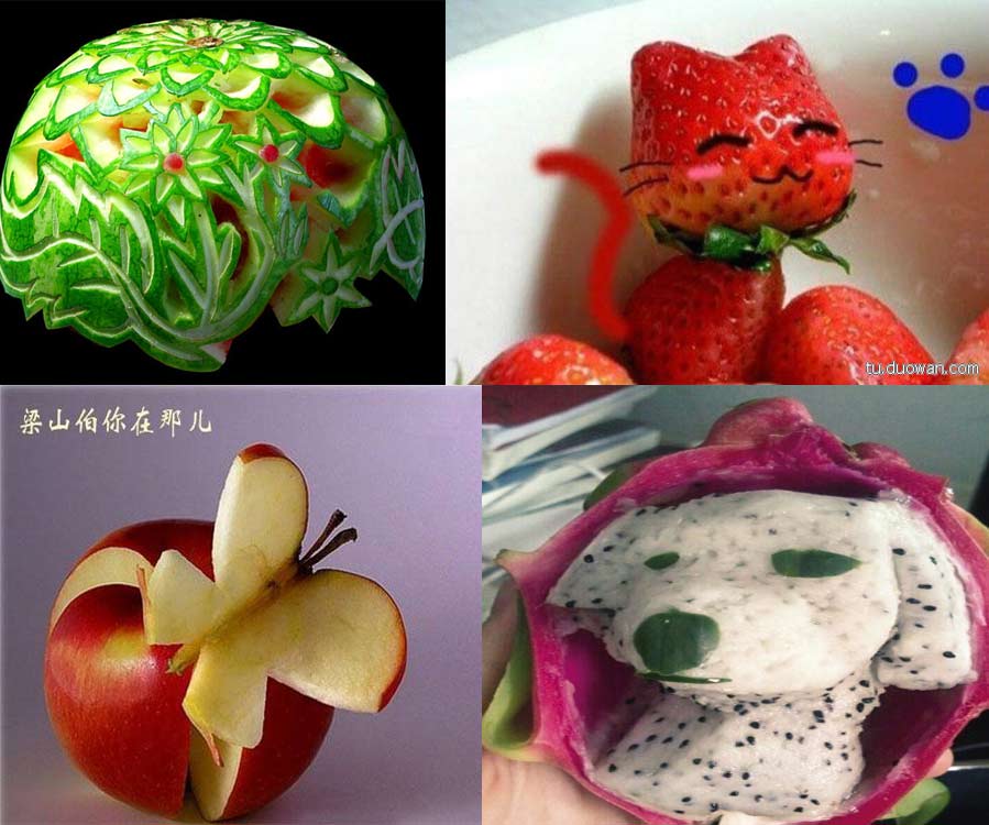 好看又爽口！那些創意十足的水果雕刻藝術